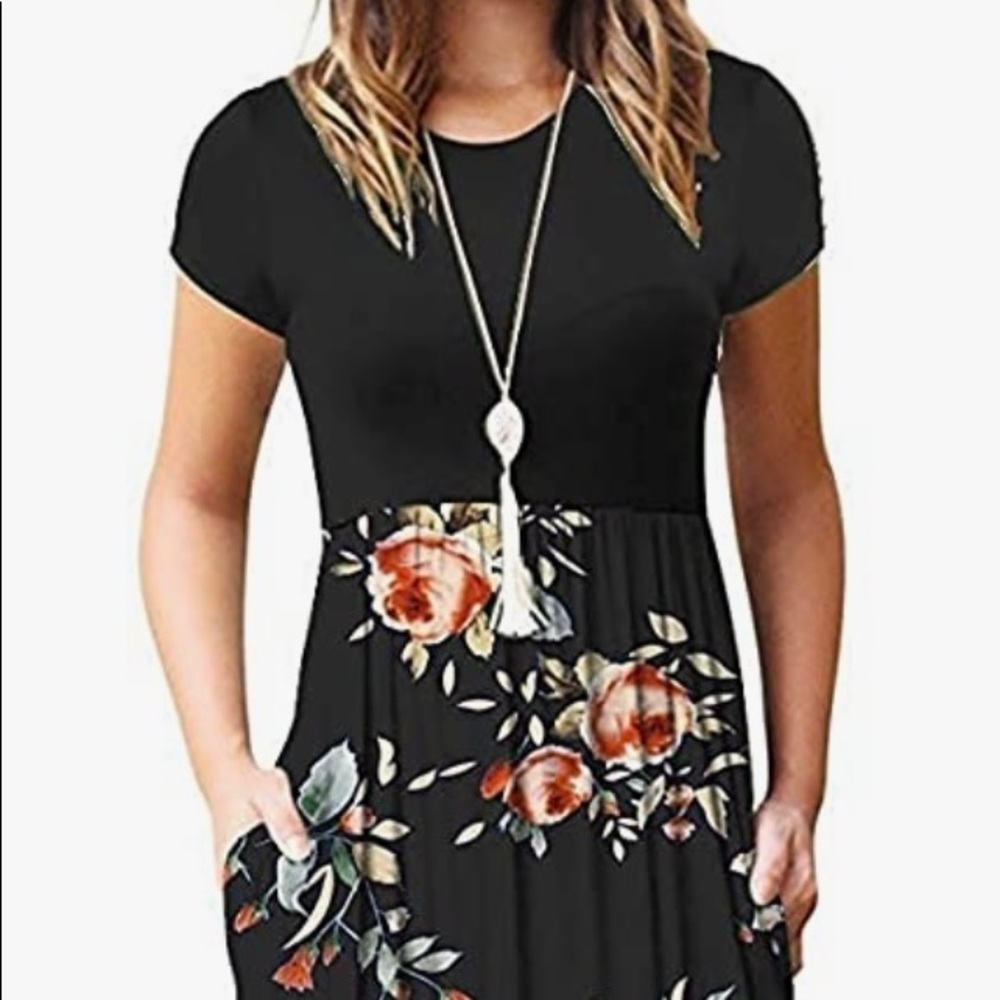 Maxi dress with pockets